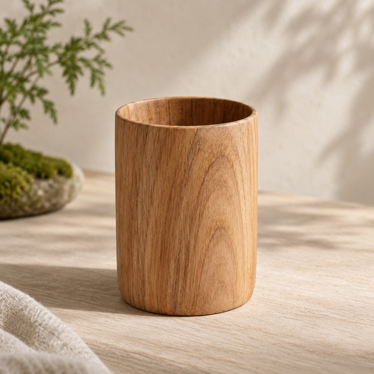 Mosselune Wooden Rinse Cup