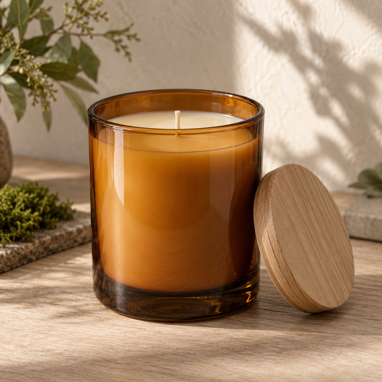 Mosselune Amber Soy Candle
